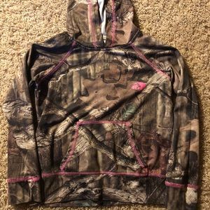 Camo Long Sleeve Hooded Shirt